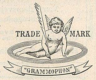 Den skrivende engel var pladeselskabet Grammophone's varemærke. Siden kom hunden og et nyt navn: His Master's Voice