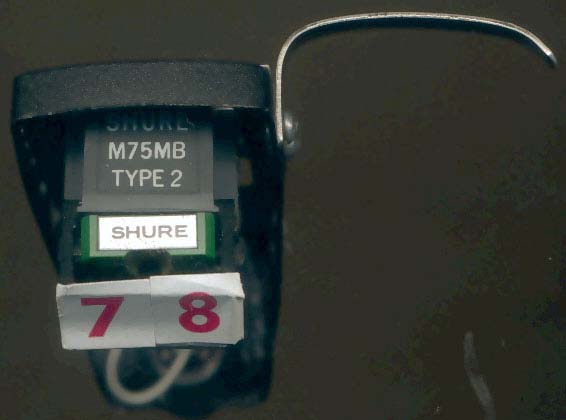 Shure M75 var bestykningspickup p utallige pladespillere i 1970'erne